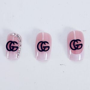 Luxury Nail Charms Black